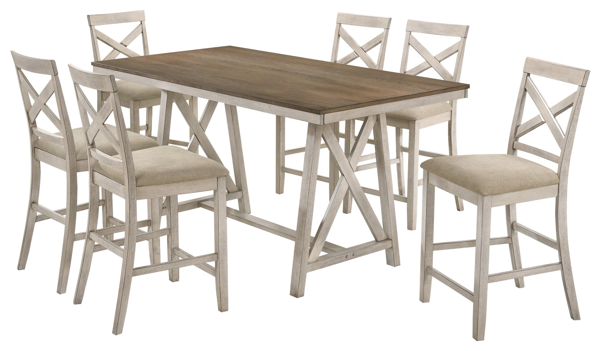 Lacey Furniture Somerset D29597PCCHGRP Counter Height Dining Table