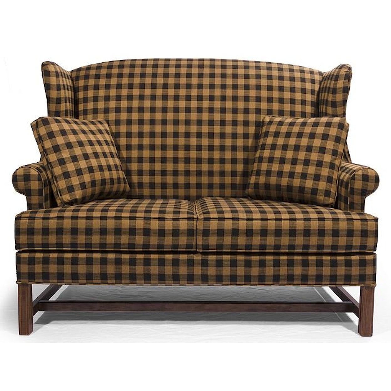 Lancer HomeSpun High Wing Back Settee