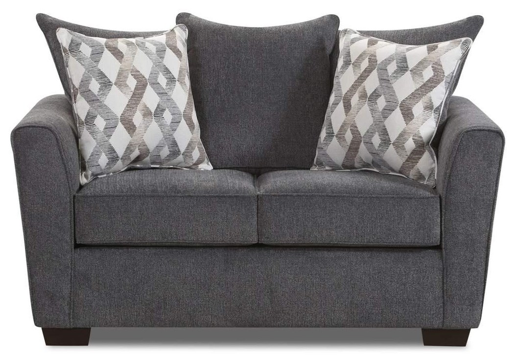 Lane 2099 20990210051B LOVESEAT SURGE ANCHOR/ ASTRID ASH Del Sol