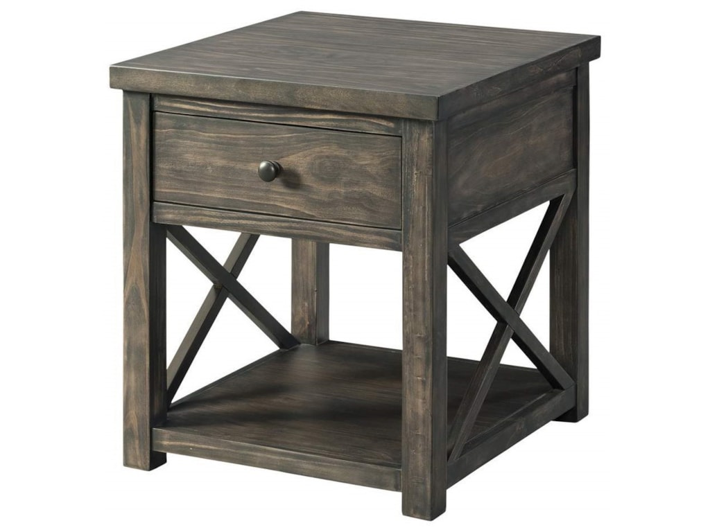 Lane 7607 Casual End Table with Drawer Find Your Furniture End Tables