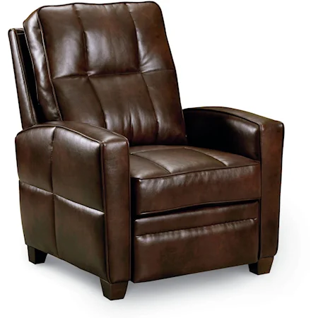 Charleigh Contemporary Recliner with Wood Legs