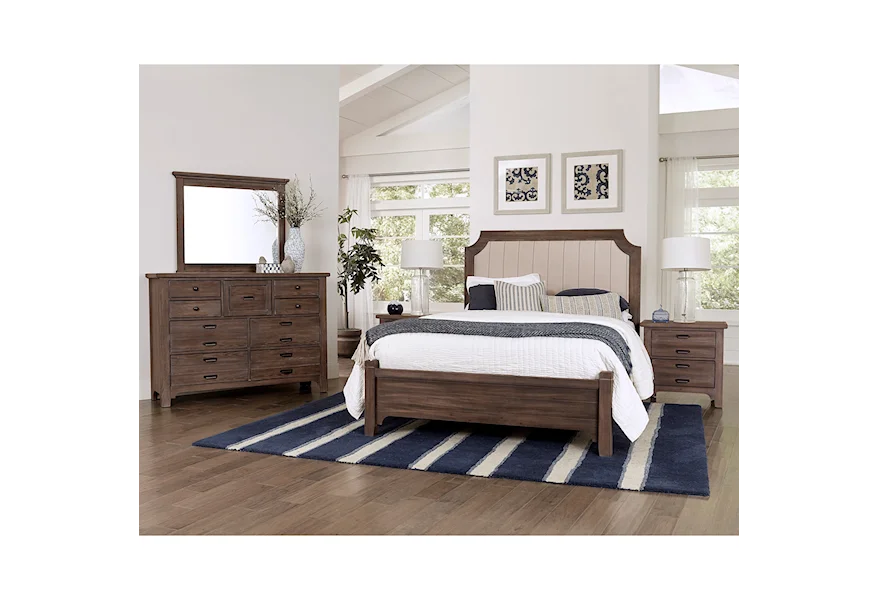 Bungalow King Bedroom Group by Laurel Mercantile Co. at Johnny Janosik