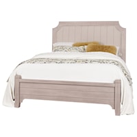 Transitional Queen Upholstered Bed