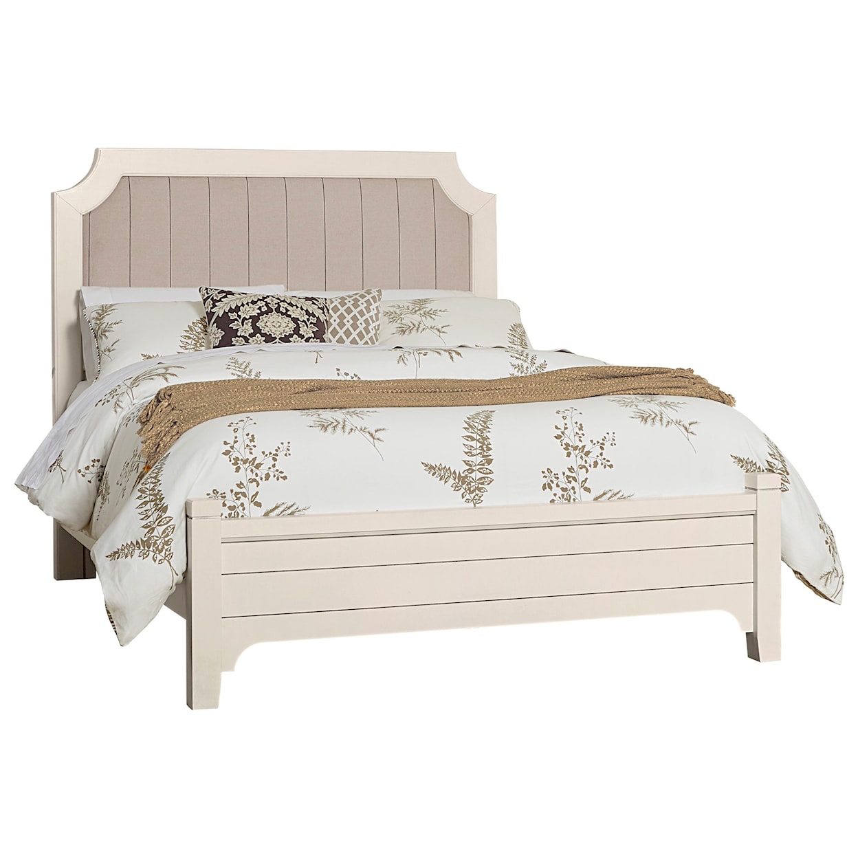 Vaughan-Bassett Bungalow Queen Upholstered Bed
