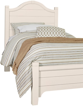 Full Arch Bed with Low Profile Footboard