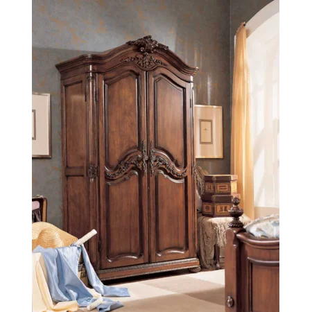 Bedroom Storage Two Door Armoire with TV Compartment