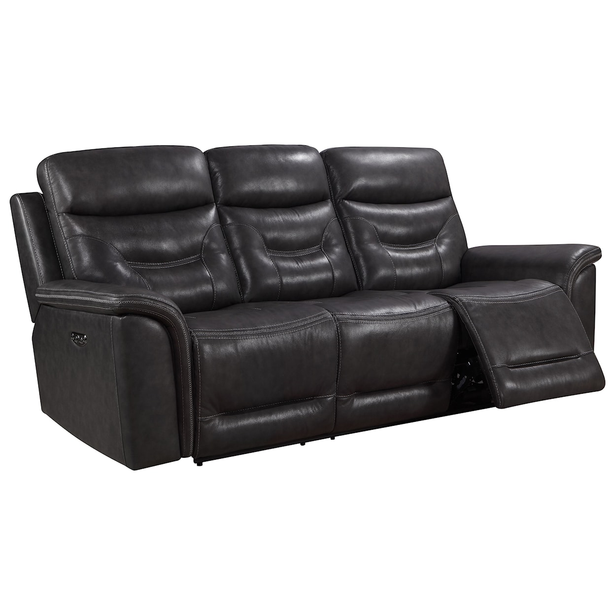 Leather Italia USA Bullard Power Reclining Sofa