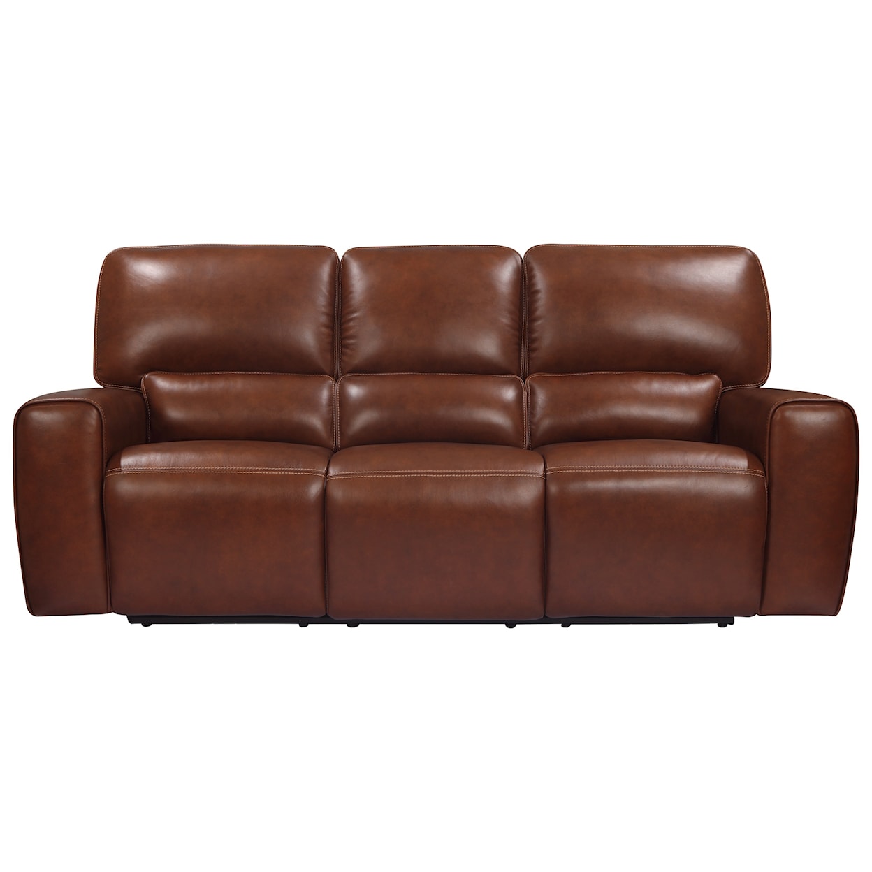 Leather Italia USA Broadway Power Reclining Sofa With Power Headrests 