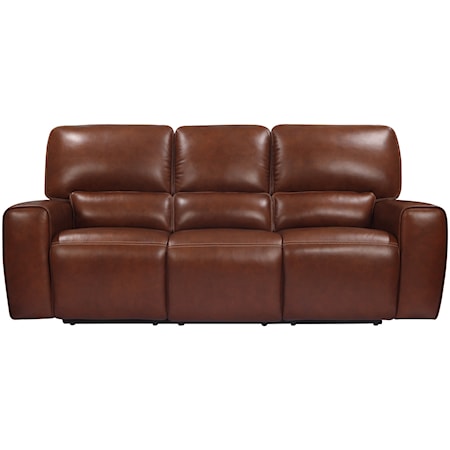 Power Reclining Sofa With Power Headrests 