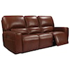 Leather Italia USA Broadway Power Reclining Sofa With Power Headrests 