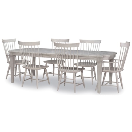 7-Piece Table and Chair Set