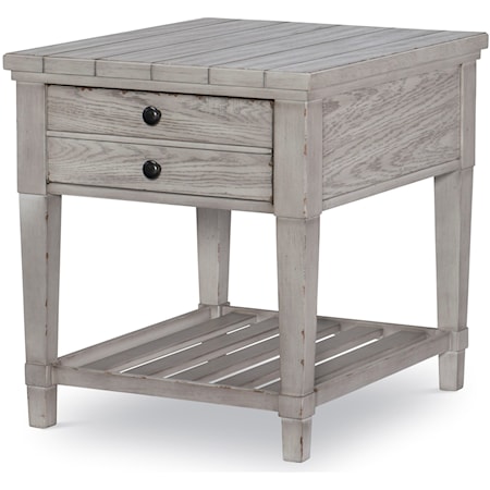 Modern Farmhouse 1-Drawer End Table