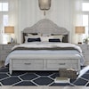 Legacy Classic Belhaven King Arched Panel Bed with Storage Ftbd