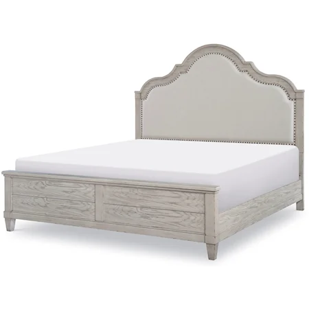 Queen Upholstered Panel Bed