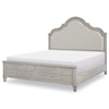 Legacy Classic Mulberry King Upholstered Panel Bed