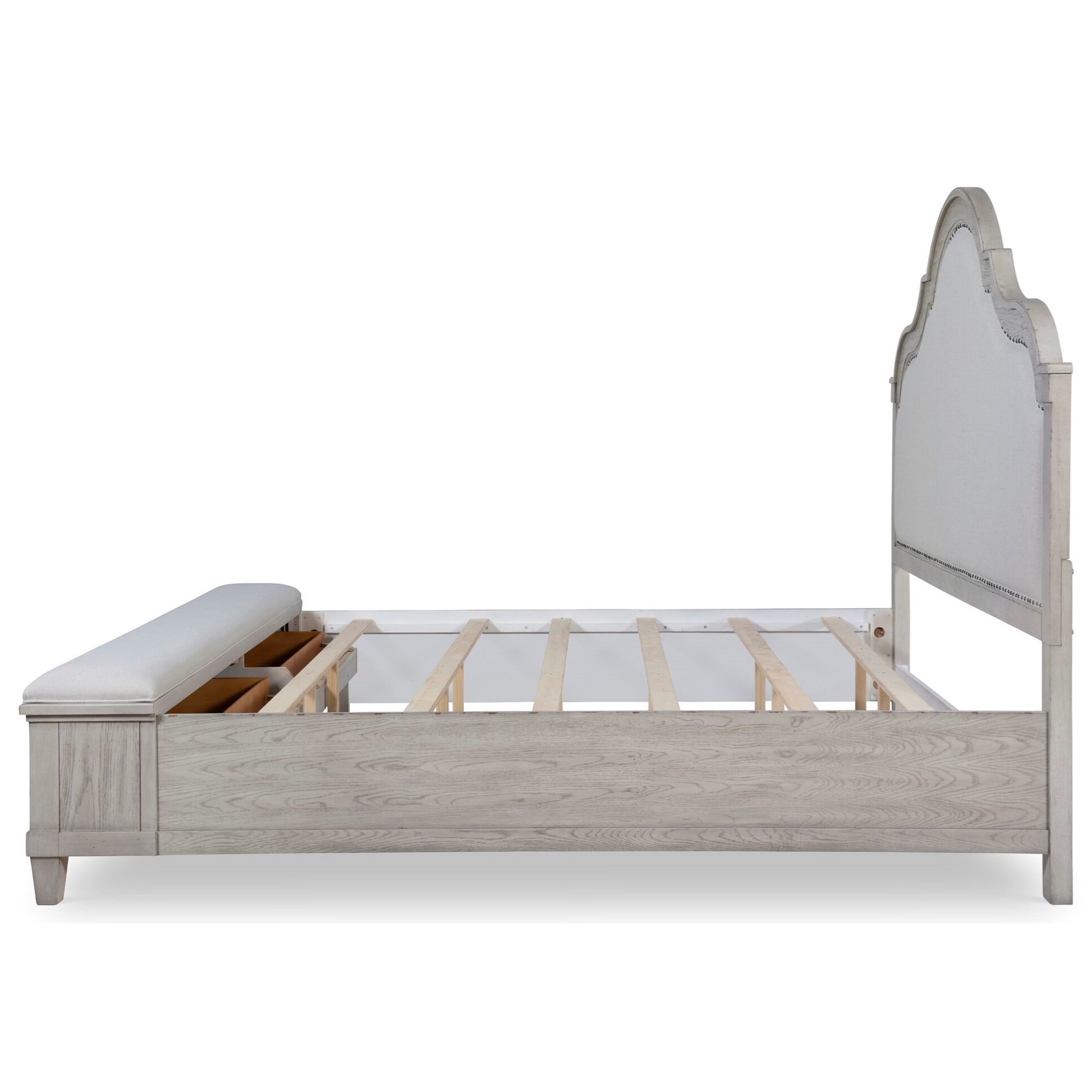 Legacy Classic Mulberry 000028529335 Queen Upholstered Panel Bed with