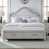 Legacy Classic Belhaven Queen Upholstered Panel Bed with Storage