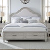 Legacy Classic Belhaven Cal King Upholstered Panel Bed with Storage