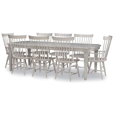 9-Piece Table and Chair Set