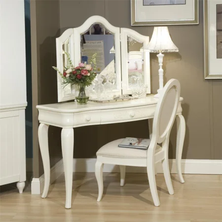 3-Drawer Vanity & Tri-View Mirror