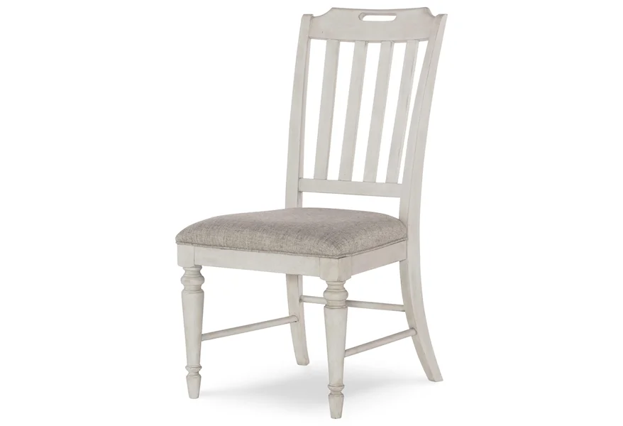 Brookhaven Slat Back Side Chair by Legacy Classic at EFO Furniture Outlet