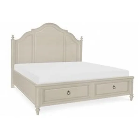 5 Pc Bedroom Set with Queen Storage Panel Bed