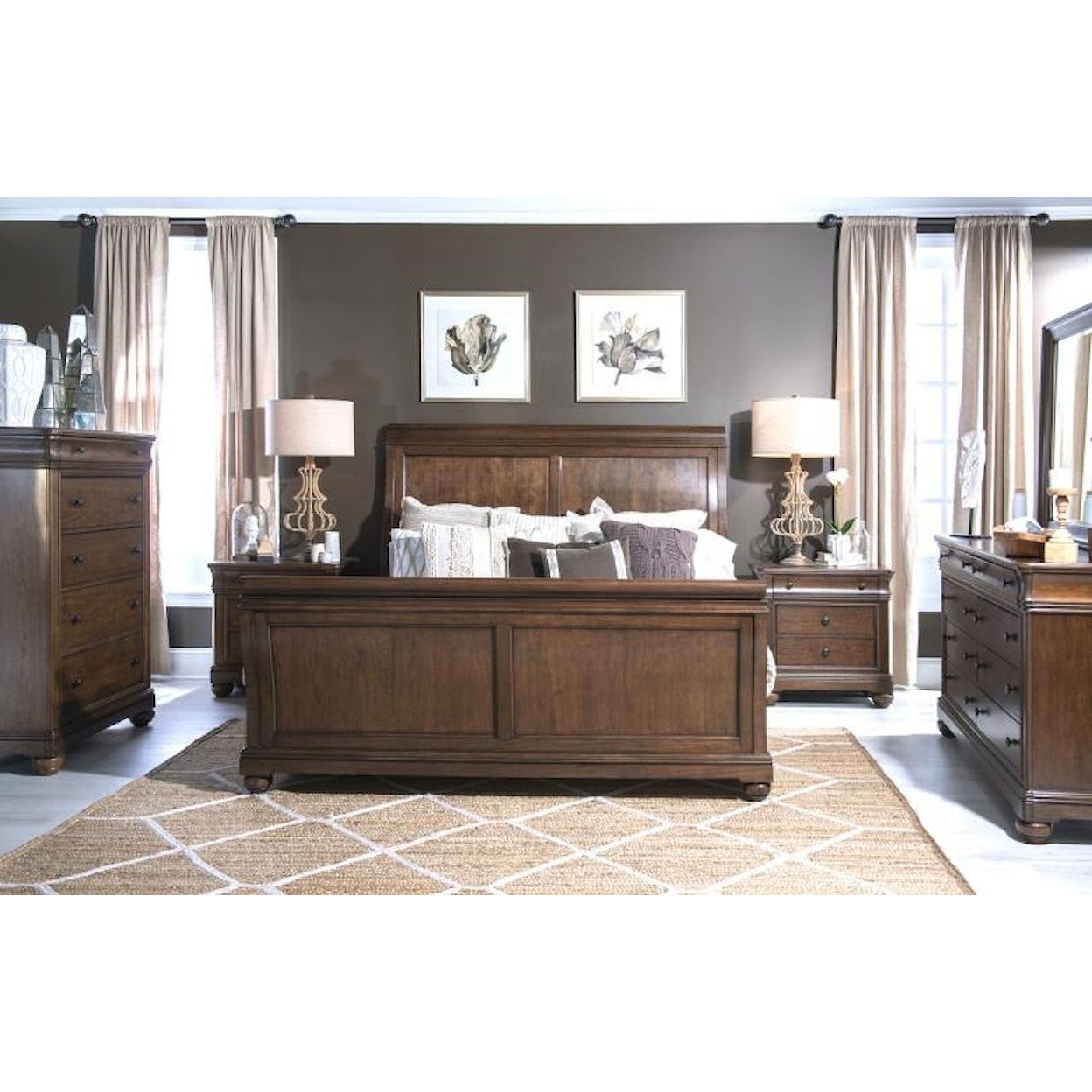 Legacy Classic Caroline Caroline King Sleigh Bed