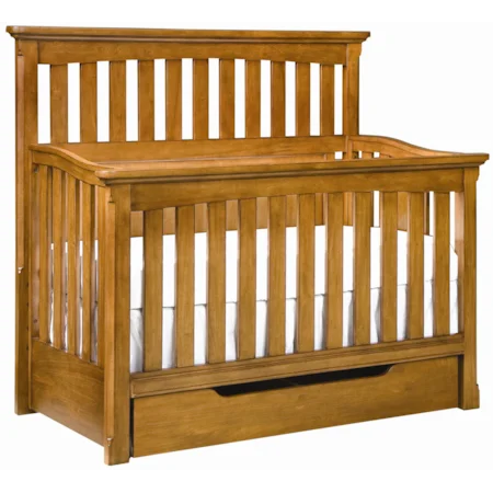 Convertible Grow With Me Crib with Underbed Storage