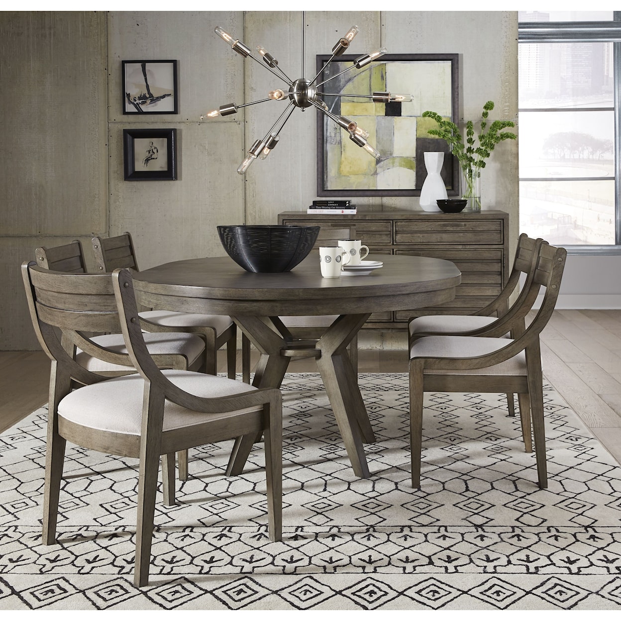 Legacy Classic Greystone Formal Dining Room Group