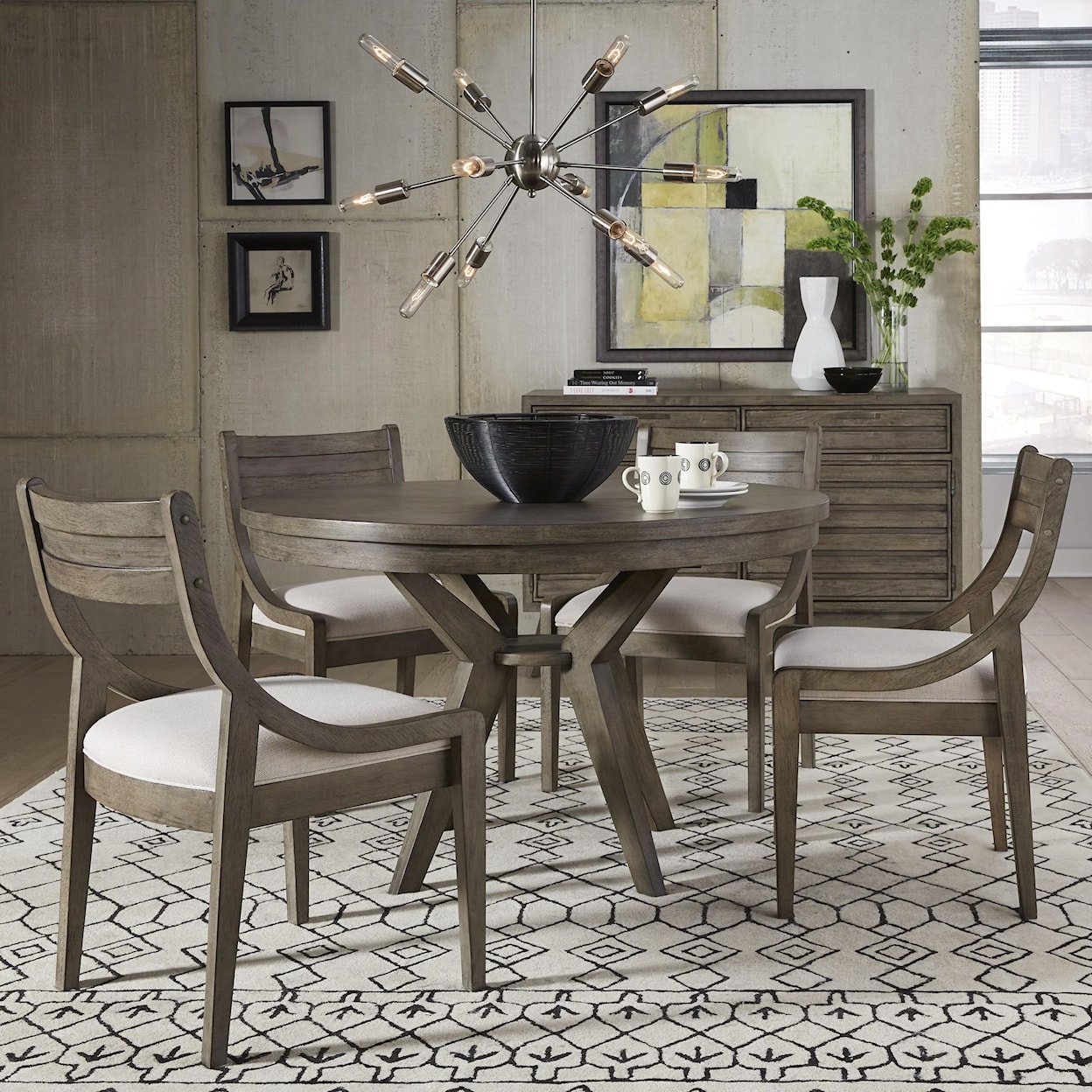 Legacy Classic Greystone 5-Piece Table and Chair Set
