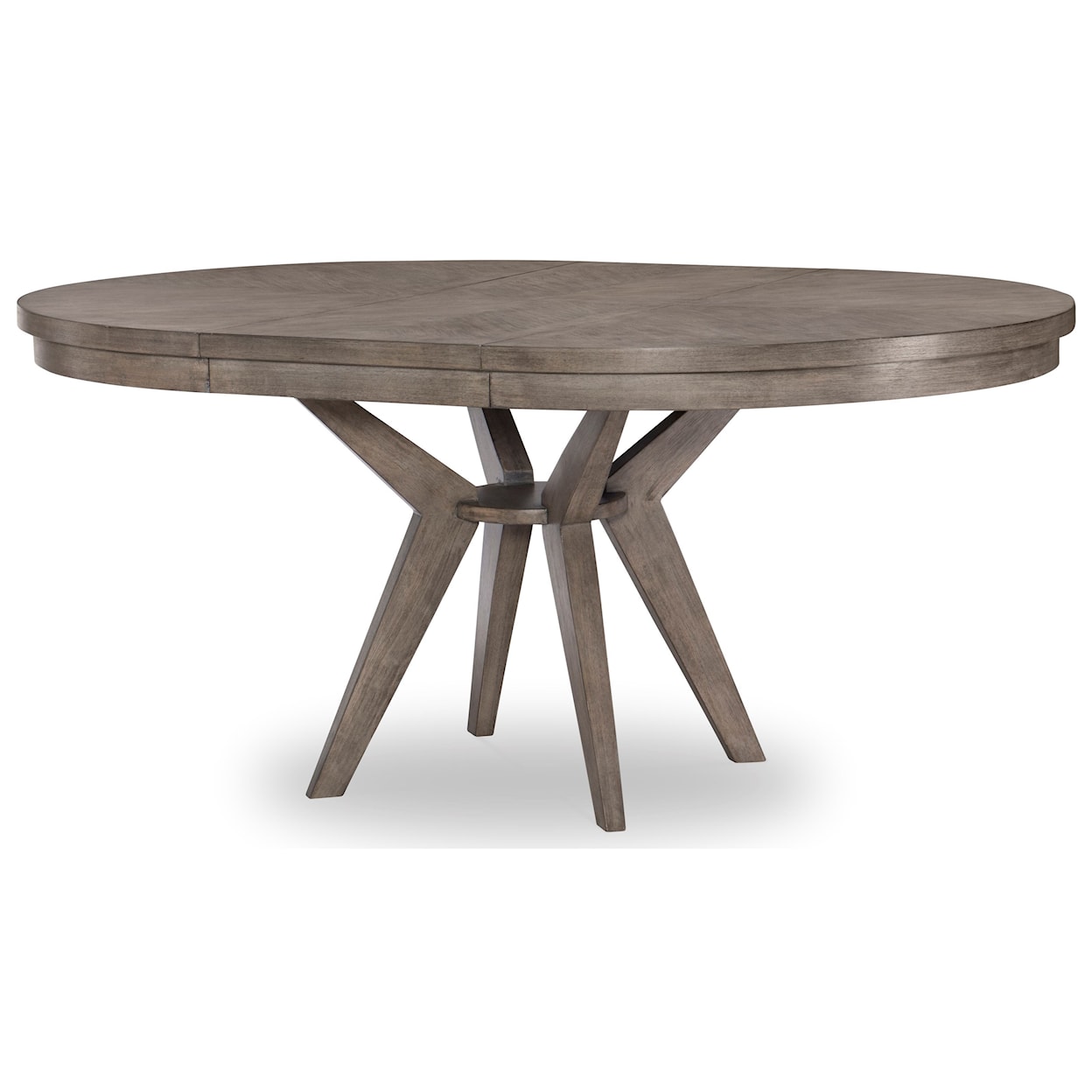 Legacy Classic Greystone Round to Oval Pedestal Table