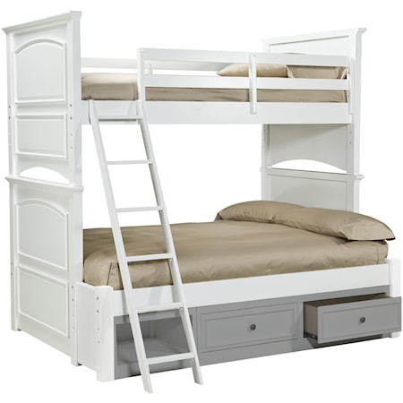 Classic Twin-over-Full Size Bunk Bed