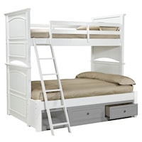 Classic Twin-over-Full Size Bunk Bed