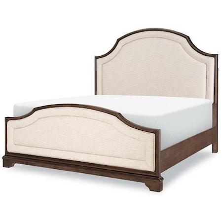 Upholstered Panel Queen Bed