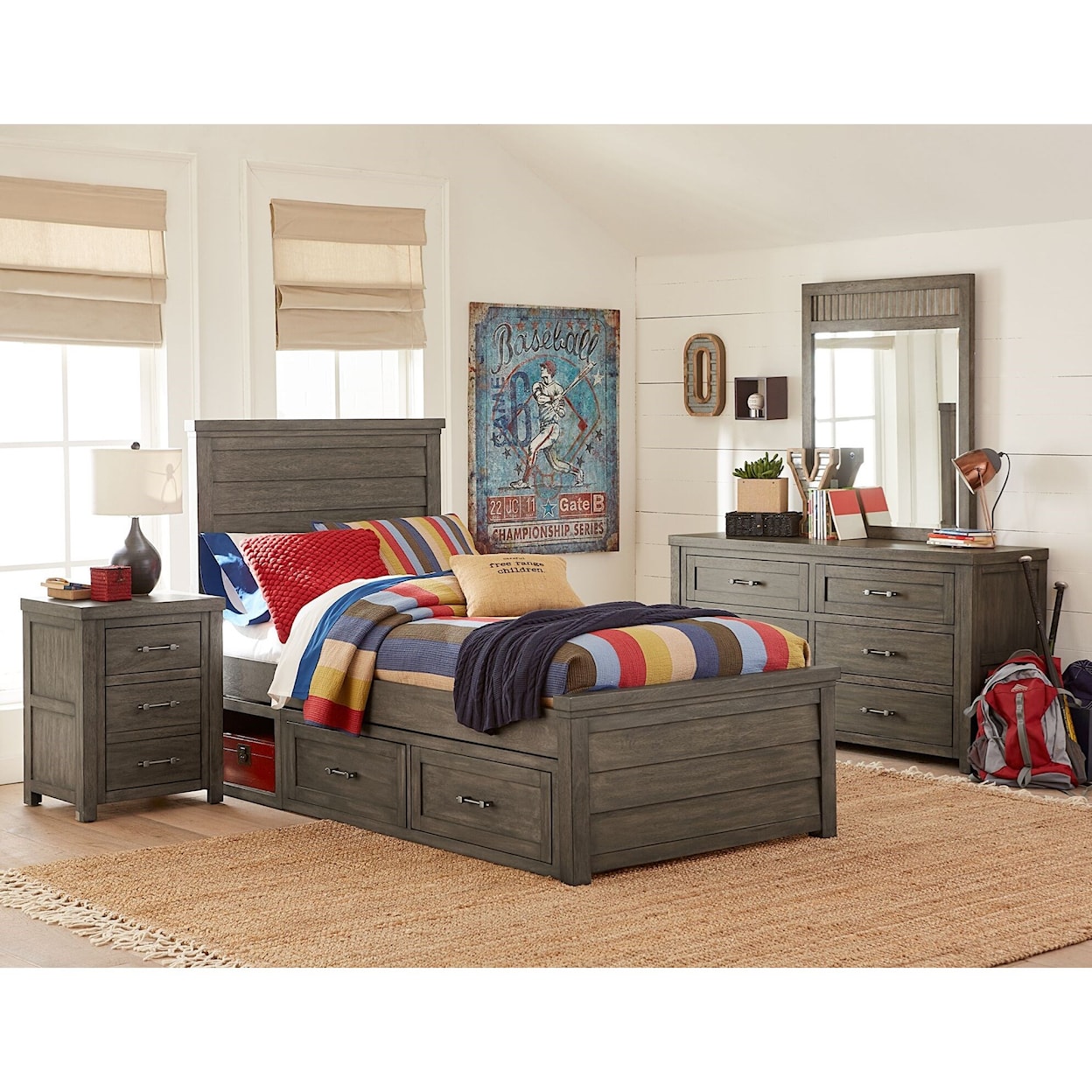 Legacy Classic Kids Bunkhouse Twin Bedroom Group
