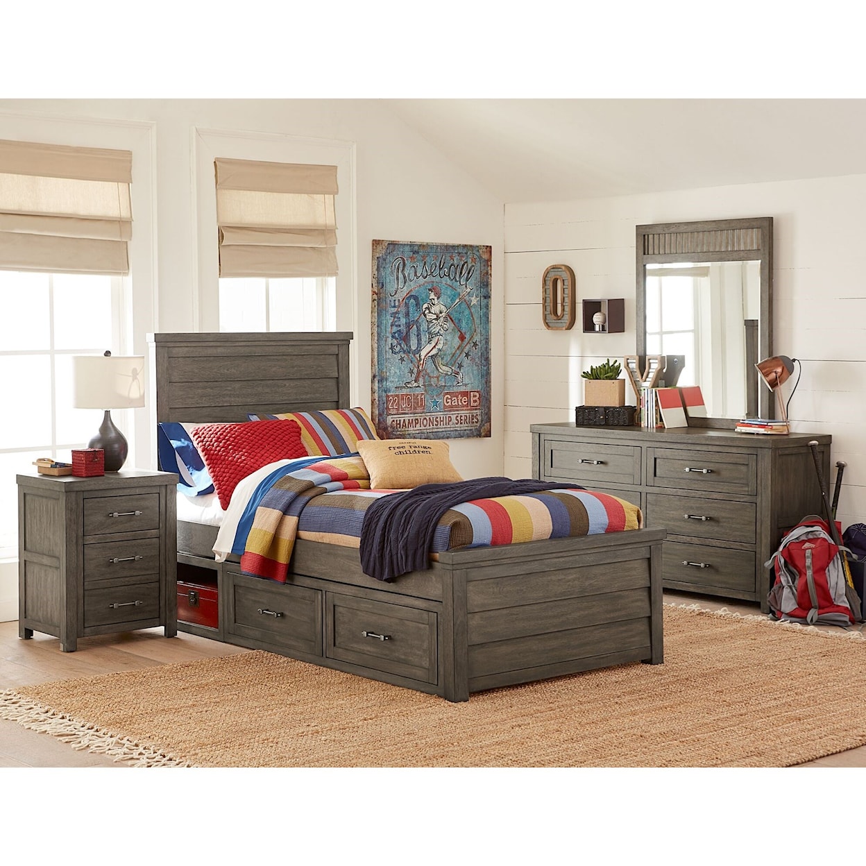 Legacy Classic Kids Bunkhouse Twin Panel Bed