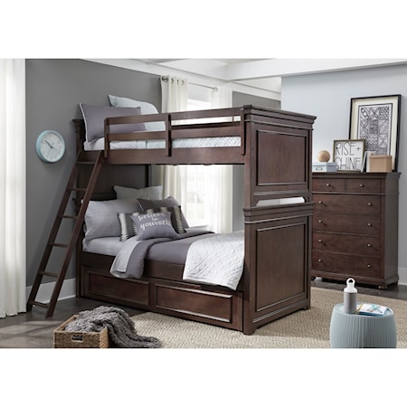Canterbuy Twin over Twin Bunk Bed