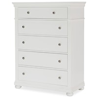 Transitional 5-Drawer Chest