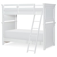 Transitional Twin over Twin Bunk with Ladder