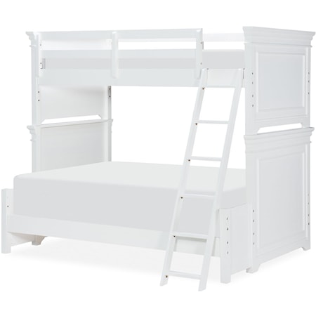 Transitional Twin over Full Bunk with Ladder