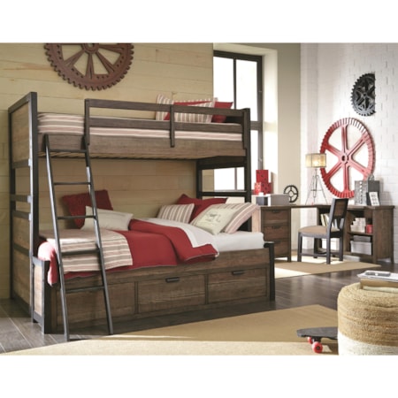 Twin Over Full Bunk Bed