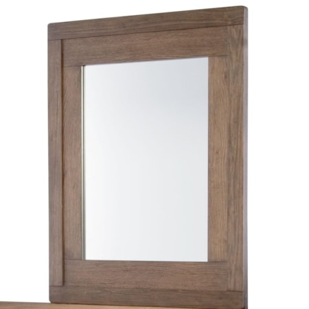 Mirror with Wood Frame