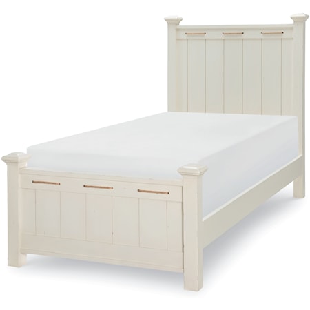 Twin Low Post Bed