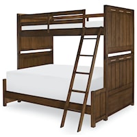 Twin over Full Bunk Bed with Ladder