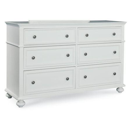 Classic Dresser with 6 Drawers