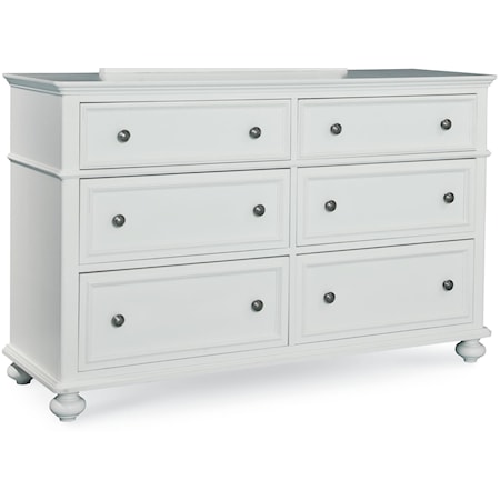 Classic Dresser with 6 Drawers