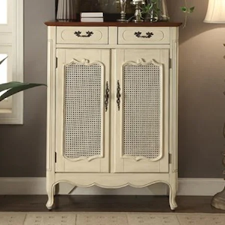 Traditional Short French Bookcase with Intricate Moldings
