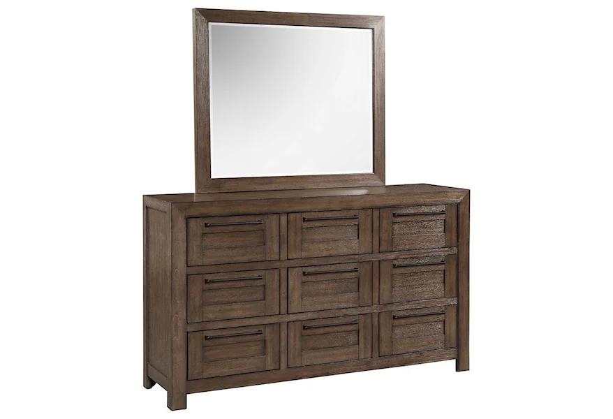 Arcadia Dresser and Mirror Combo by Legends Furniture at Home Furnishings Direct