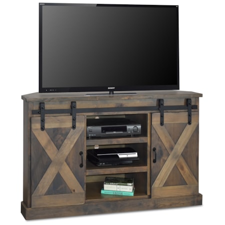 56" Corner TV Console