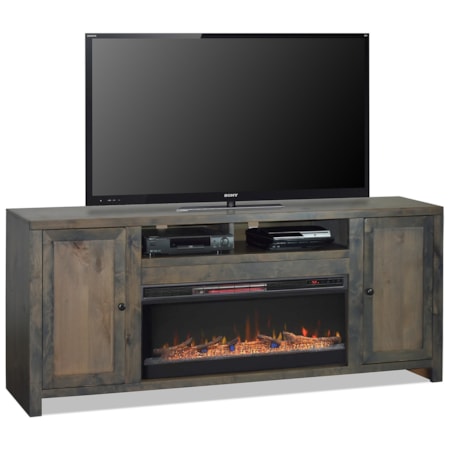 84" Fireplace Console